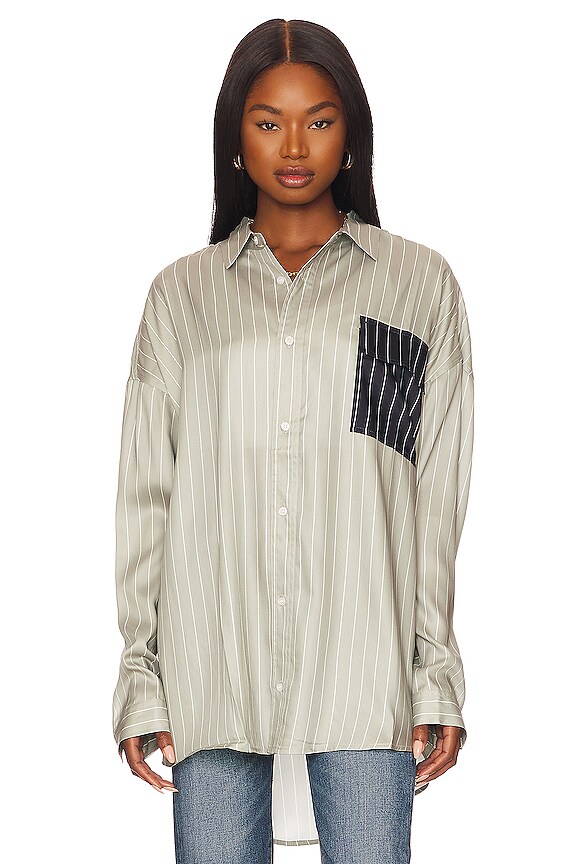 view 2 of 5 Felicia Shirt in Moss Navy