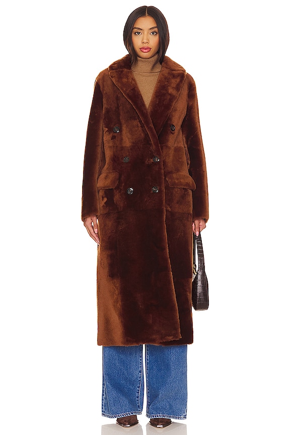 view 2 of 4 Shearling Coat in Cuba