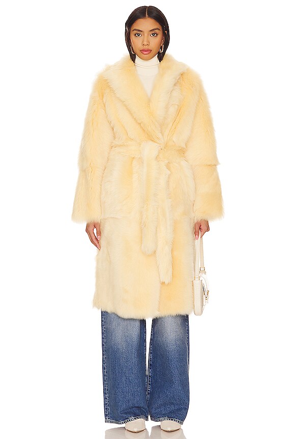 view 2 of 4 시어링 코트 in Crema