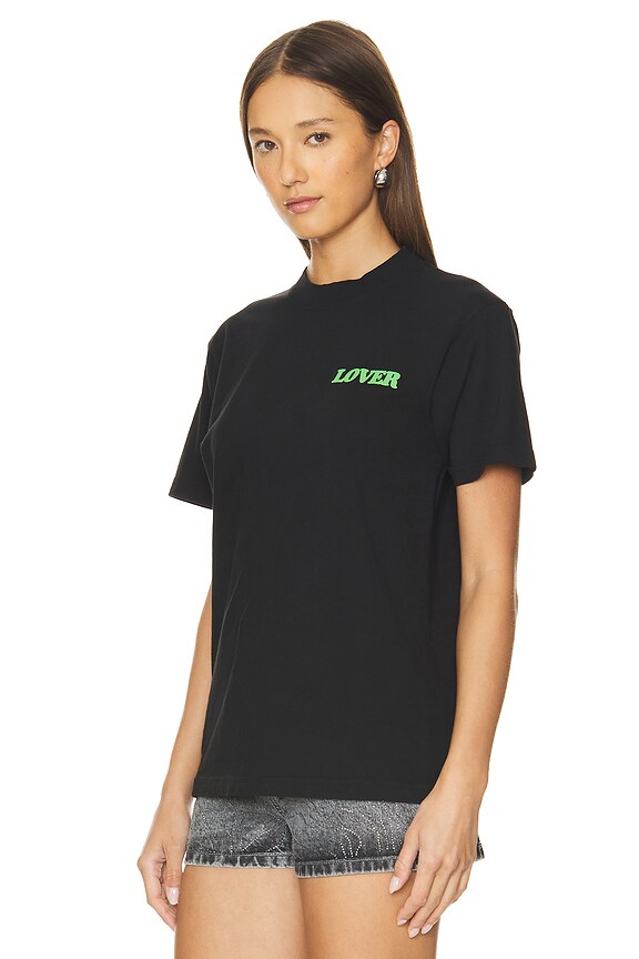 view 2 of 4 ФУТБОЛКА LOVER in Black