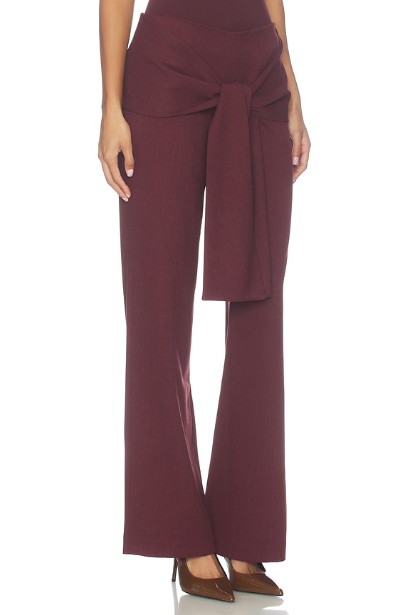 view 2 of 6 Verner Pant in Maroon
