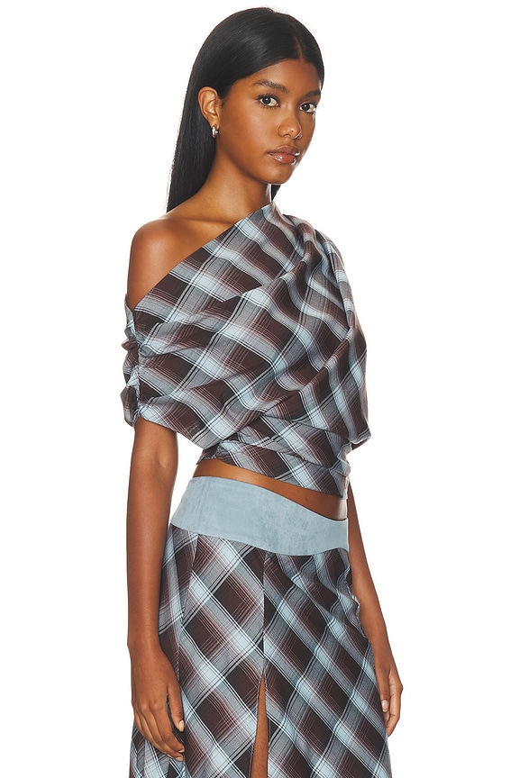 view 2 of 4 Desi Top in Haze Check