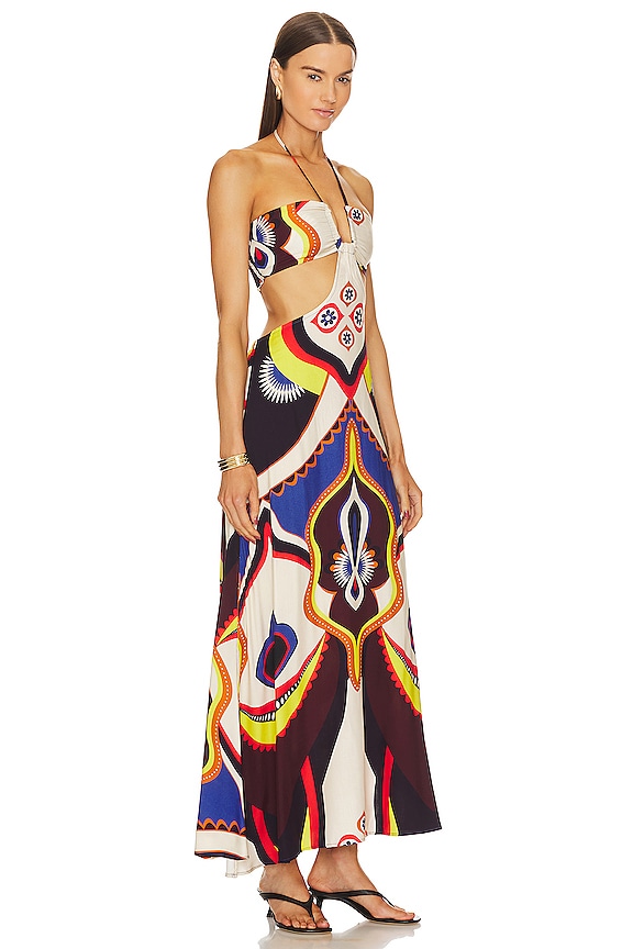 view 2 of 3 ROBE LONGUE LAZULI in Mai Tai