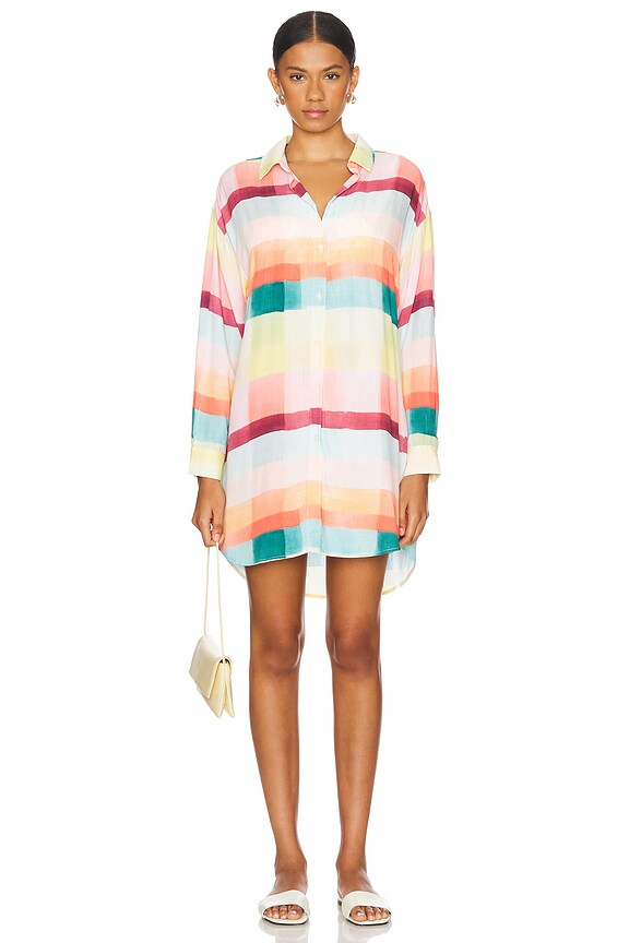 view 2 of 4 CAMISA MARCIA in Apricot Crush