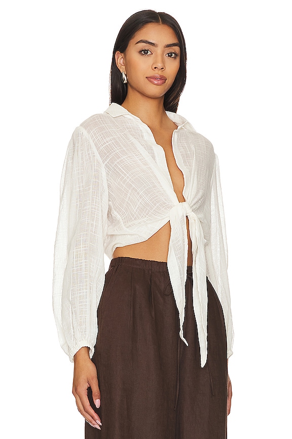 view 2 of 4 Raquel Shirt in Tofu White