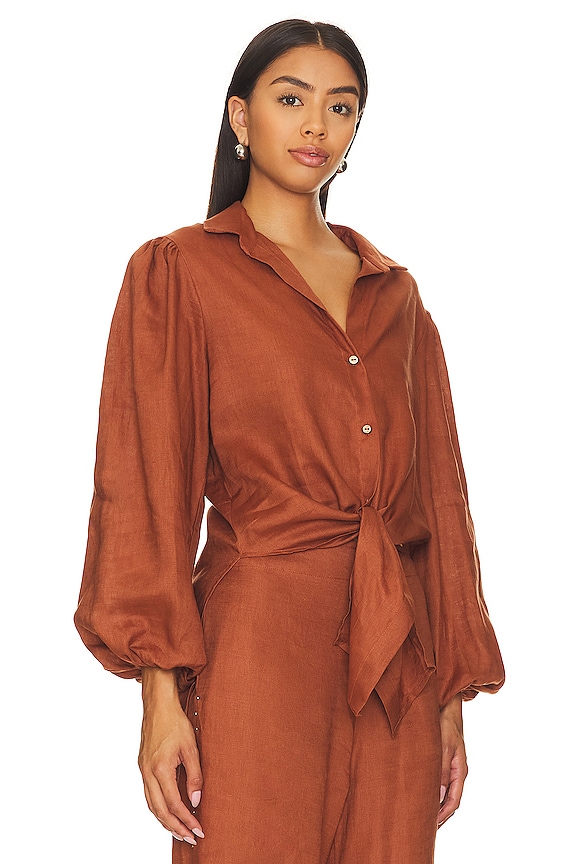 view 2 of 4 CAMISA LUXIA in Espresso Martini