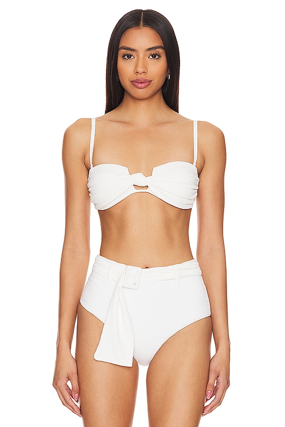 view 2 of 5 Lana Top in White Pique