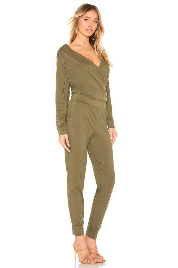 view 2 of 3 Hooded Jumpsuit in Fatigues