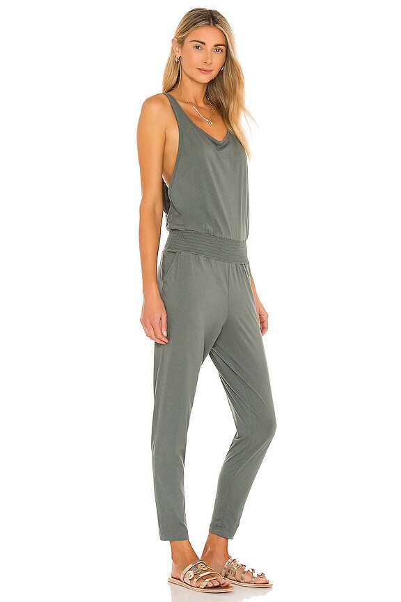 view 2 of 3 Supreme Jersey Jumpsuit in Dark Sage