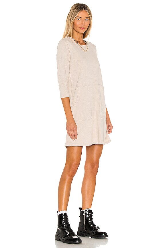 view 2 of 4 Sustainable Slub Terry Mini Dress in Sandy