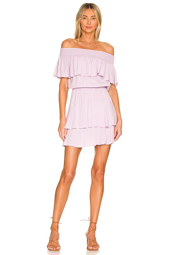 view 1 of 3 MINIVESTIDO VOLANTES in Lavender