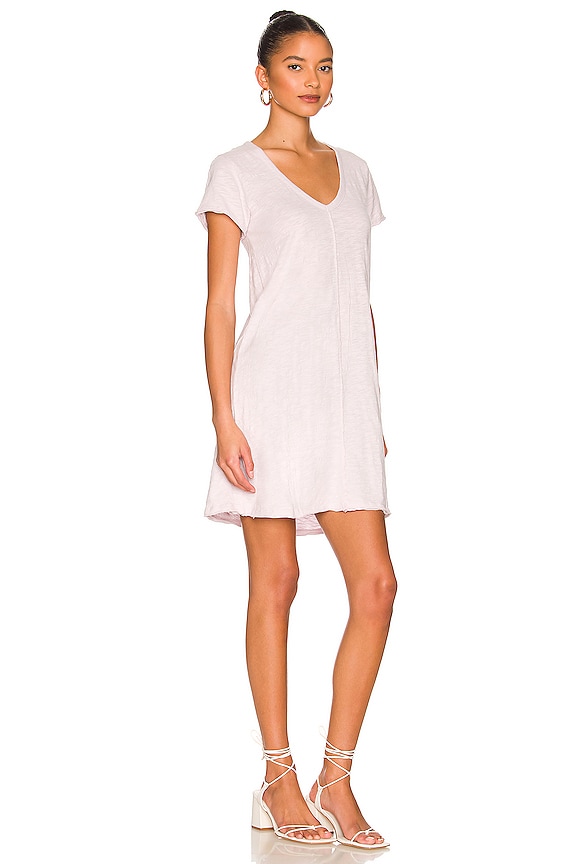 view 2 of 3 VネックTシャツドレス in Light Lilac