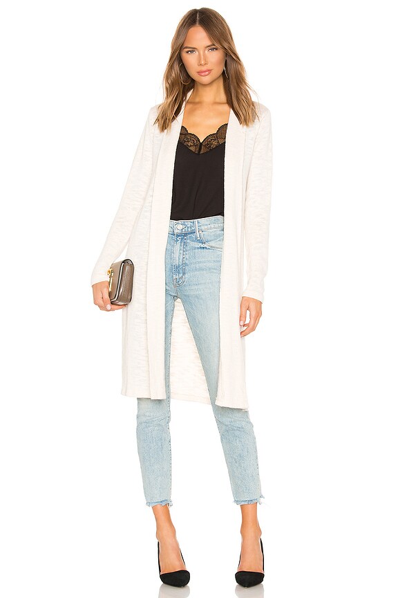 view 1 of 3 Boho Slub Cardigan in Natural