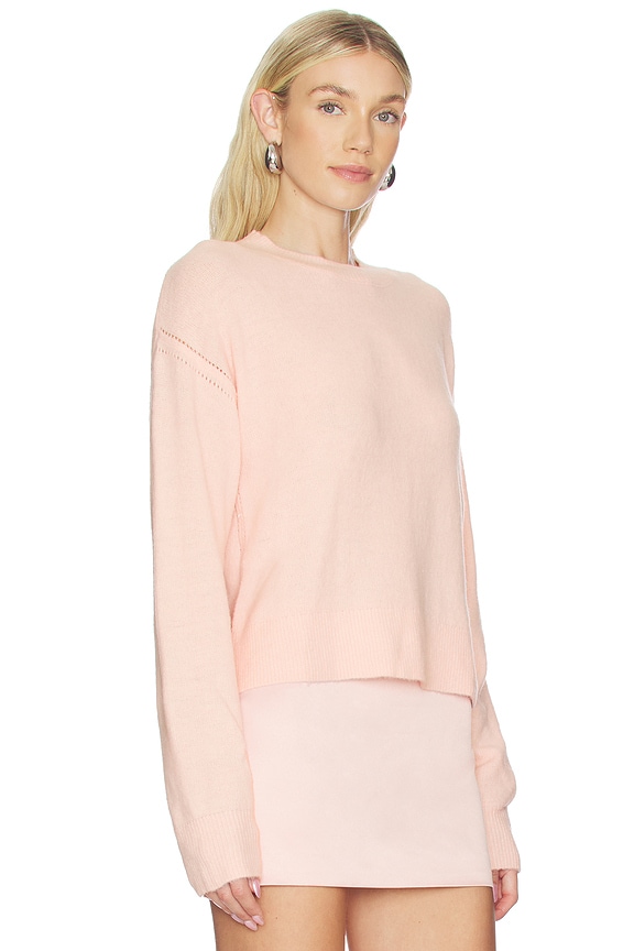 view 2 of 4 Crewneck Boxy Sweater in Blush
