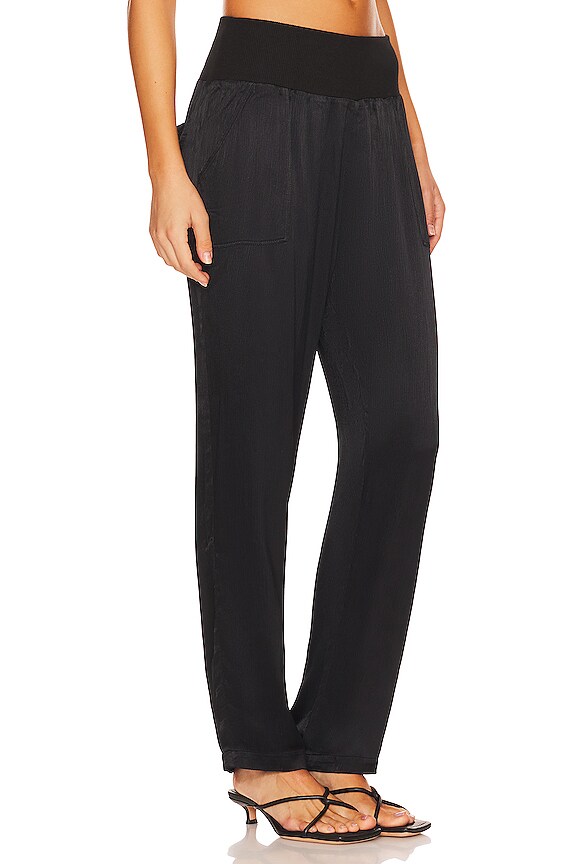 view 2 of 4 PANTALON RIB WAISTBAND in Black