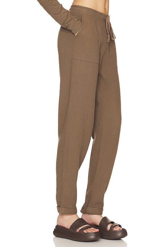 view 2 of 4 PANTALON POCKET in Olive Tree