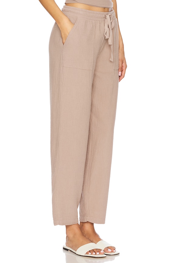 view 2 of 6 PANTALON BEACH in Mushroom