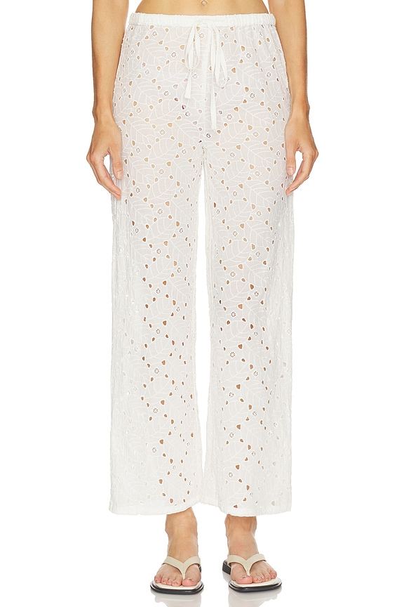 view 2 of 7 Beach Pant in White