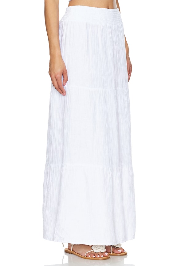 view 2 of 5 マキシスカート in White