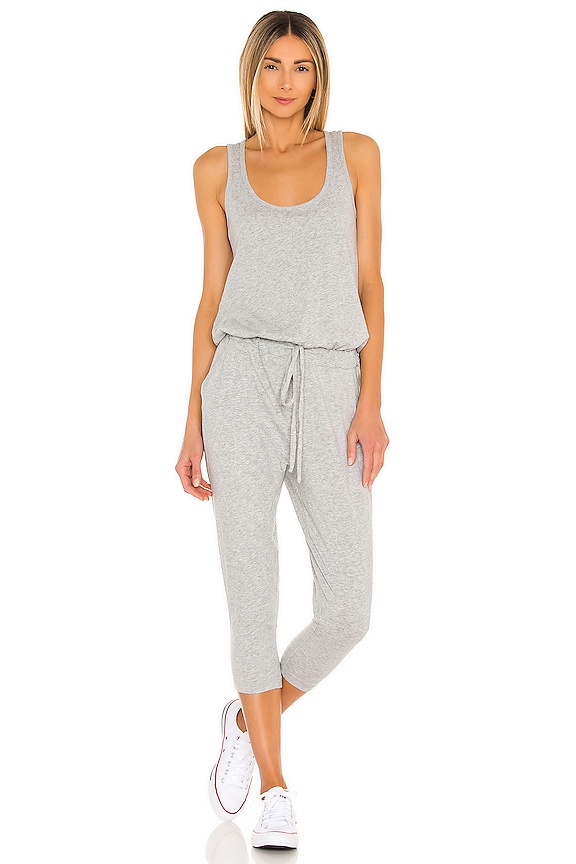 view 1 of 3 Supreme Jersey Sleeveless Jumpsuit in Heather Grey