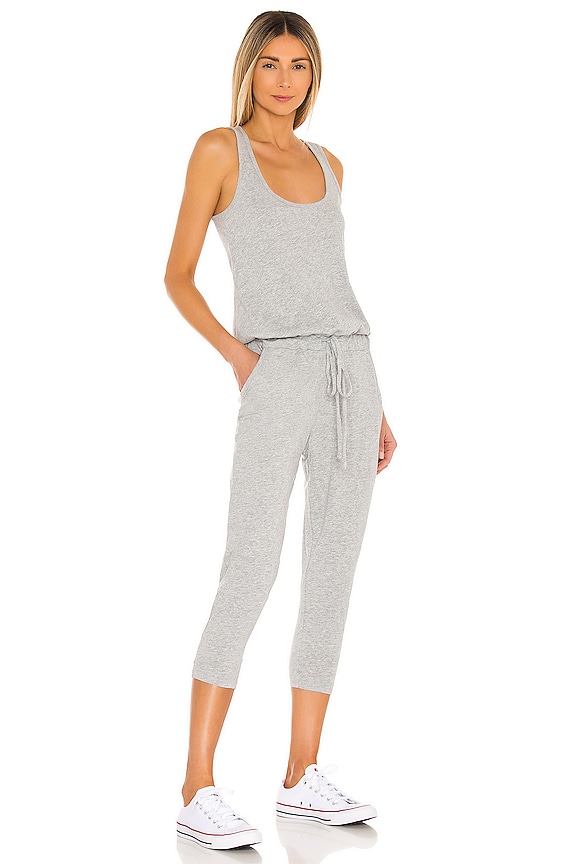 view 2 of 3 Supreme Jersey Sleeveless Jumpsuit in Heather Grey