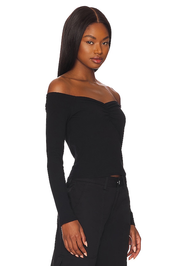 view 2 of 4 Wide Rip Top in Black