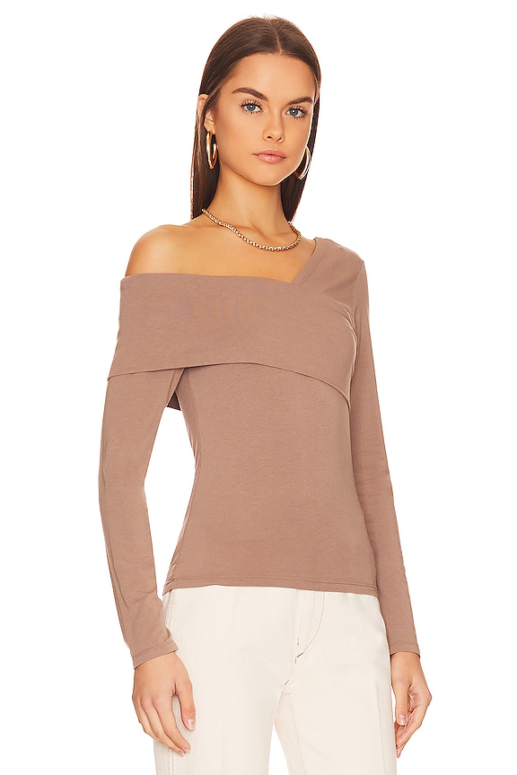 view 2 of 4 Asymmetric Wrap Top in Java