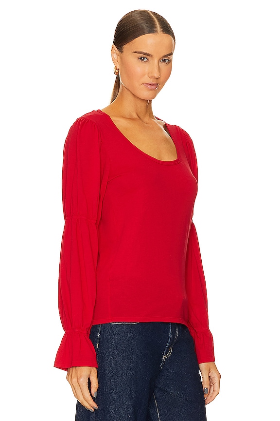 view 2 of 4 Puff Sleeve Long Sleeve in Pepper