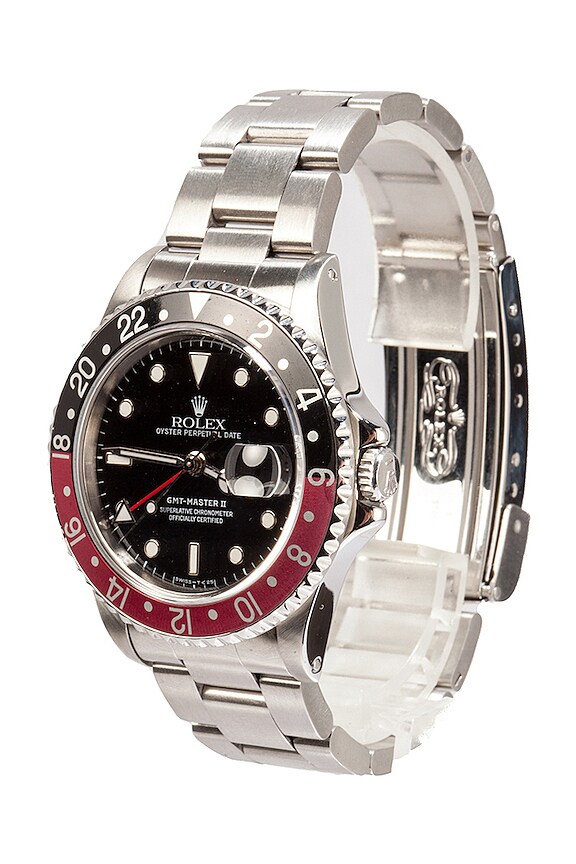 view 2 of 4 MONTRE in Stainless Steel, Faded Red & Black