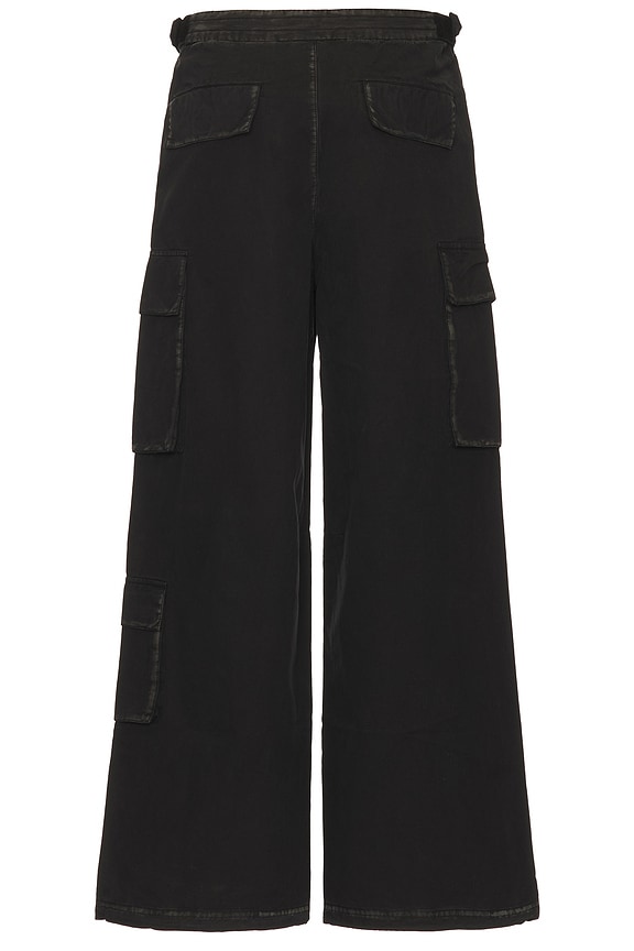 view 2 of 6 Worn Seam Cargo Pants in Black