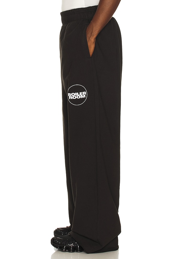 view 2 of 5 PANTALON SWEAT WIDE in Black