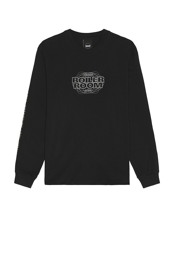 view 1 of 3 World Tour Long Sleeve Tee in Black