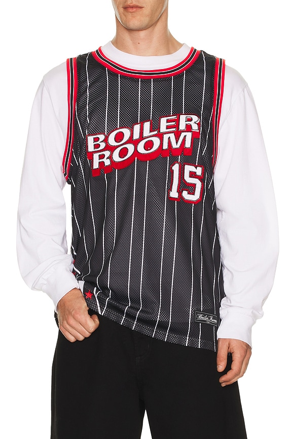 view 2 of 5 Basketball Jersey in Black