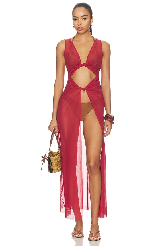 view 1 of 3 Lorelei Maxi Dress in Ruby