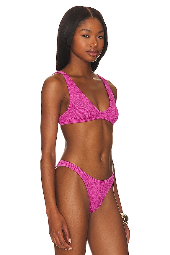 view 2 of 4 Scout Bikini Top in Fuchsia Shimmer