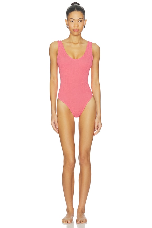 view 1 of 3 MAILLOT DE BAIN 1 PIÈCE MARA in Coral Pink Recycled