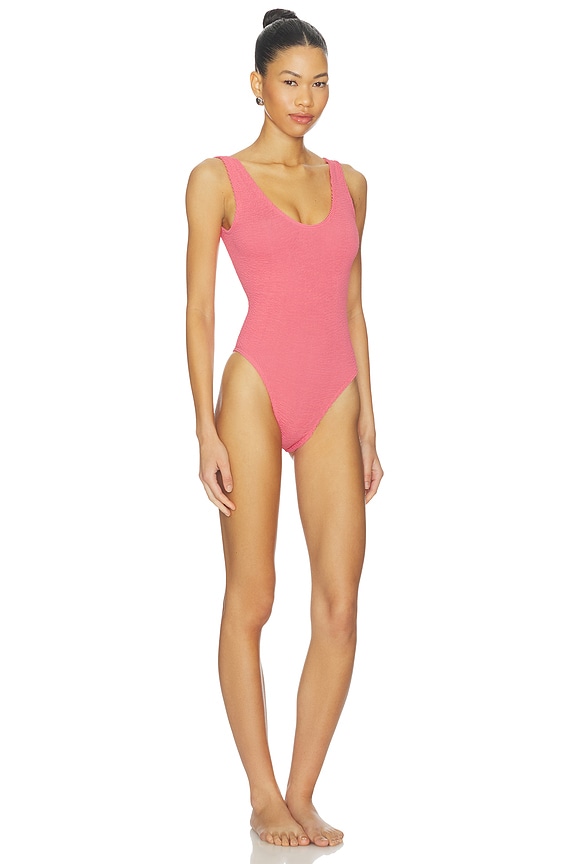 view 2 of 3 MAILLOT DE BAIN 1 PIÈCE MARA in Coral Pink Recycled