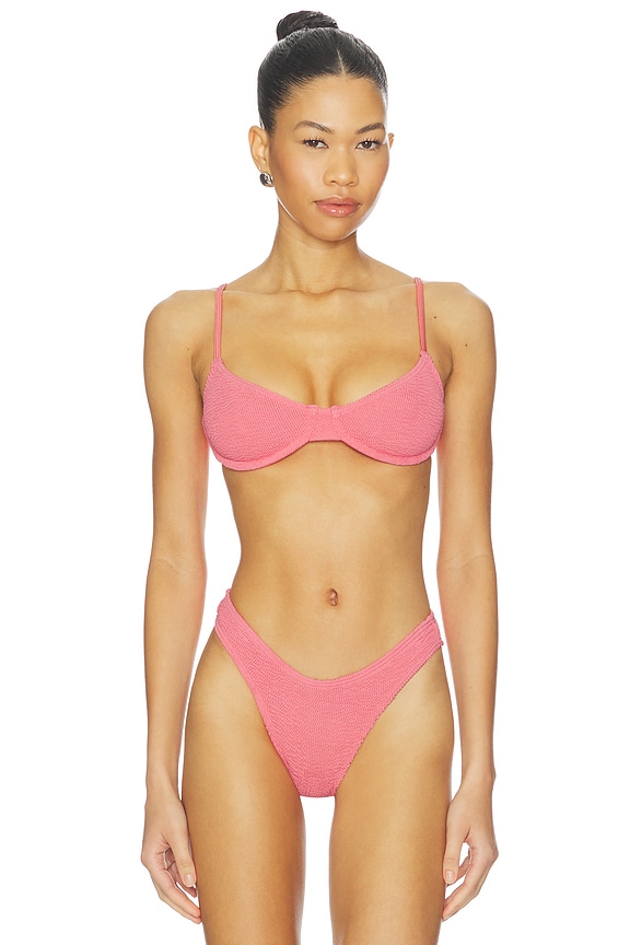 view 1 of 4 TOP BIKINI GRACIE in Coral Pink Recycled