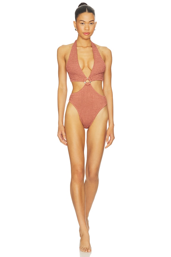 view 1 of 4 Celeste One Piece Bound in Fawn Shimmer