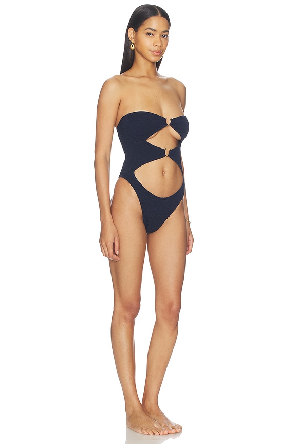 view 2 of 3 MAILLOT DE BAIN 1 PIÈCE LARK in Onyx Leopard