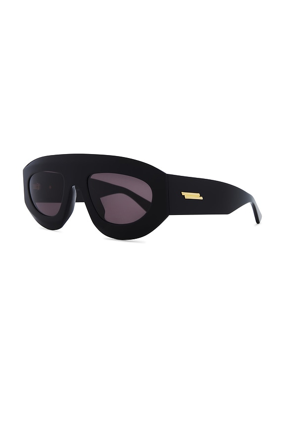 view 2 of 3 Pilot Mask Sunglasses in Black & Grey
