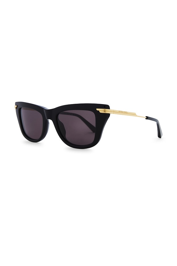 view 2 of 3 Square Sunglasses in Black, Gold, & Grey