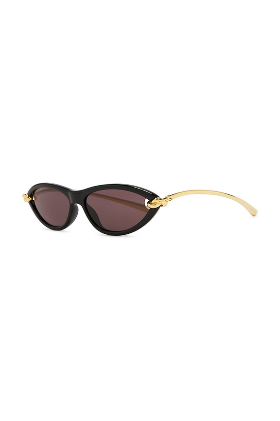 view 2 of 3 New Knot Sunglasses in Black, Gold, & Grey