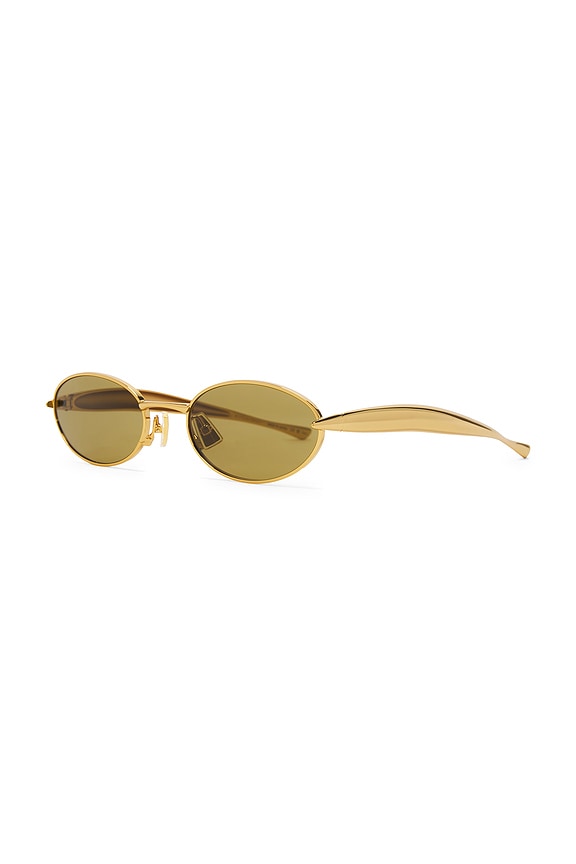 view 2 of 3 Sardine Sunglasses in Gold & Green