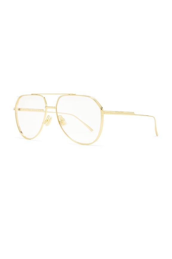 view 2 of 3 LUNETTES in Gold & Transparent