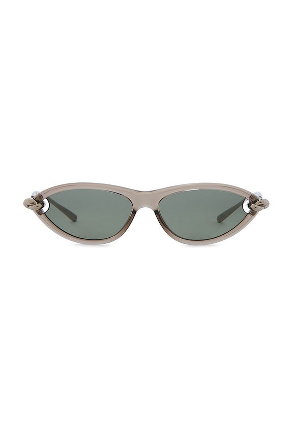 view 1 of 3 GAFAS DE SOL in Beige, Silver, & Green