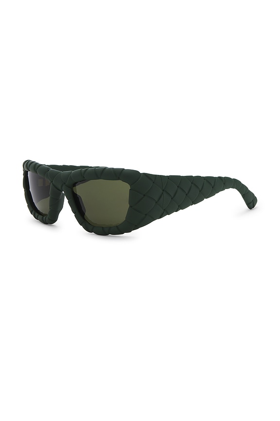 view 2 of 3 Intrecciato Sunglasses in Green