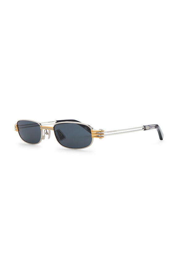 view 2 of 3 Bolt Sunglasses in Shiny Silver