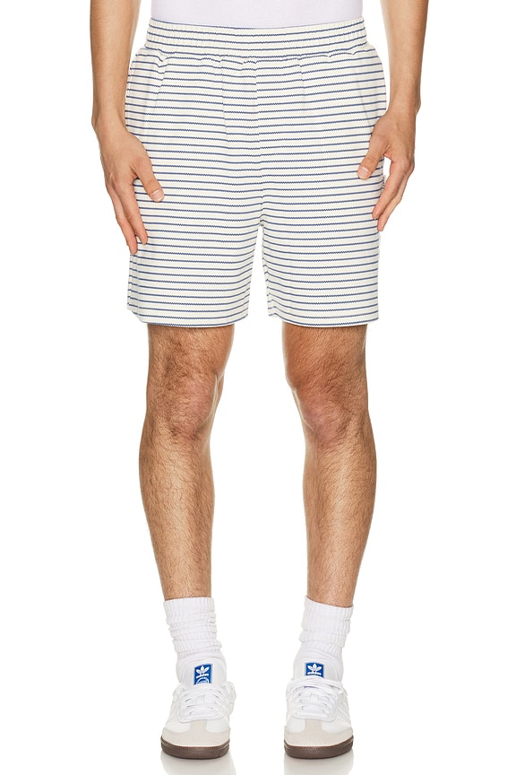 view 1 of 5 Stripe Jacquard Shorts in Ocean