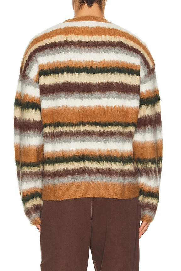 view 2 of 4 Alpaca Brushed Stripe Sweater in Camel